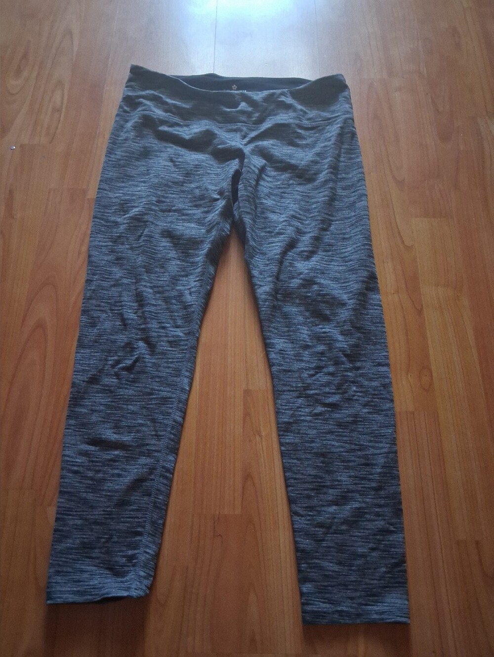 Tuff Athletics Gray Leggings Women's Size Large Gray Heathered Active Gym